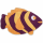 Fisch lila - pflaume