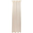 Ösenschal Noella Transparent 140x145cm, Farbe: beige - nude