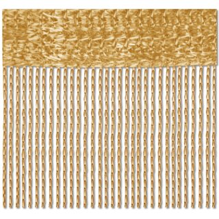 Fadenvorhang 140x240cm, gold - karamell