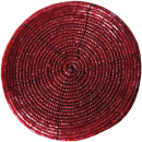 Glasperlen Untersetzer (Rot)