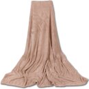 Kuscheldecke Tagesdecke XL ca. 290g/m² ( beige / 130x170cm )