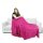 Kuscheldecke Tagesdecke XXL ca. 290g/m² ( pink / 150x200cm )