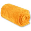 Kuscheldecke Tagesdecke XXXL ca. 290g/m² ( hellorange / 220x240cm )