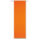 Flächenvorhang Alessia orange - möhre mit Technik
