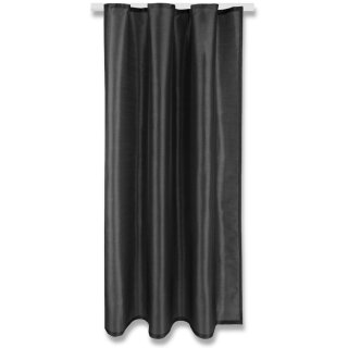 Dekoschal Alessia Universalband schwarz - black 140x145cm