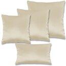 Kissenhülle Alessia beige - sandbeige 50x50cm ohne Füllung