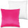 Kissenhülle Alessia pink - fuchsia 50x50cm mit Füllkissen