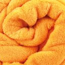 Mikrofaser Decke hellorange - marigold 80x120cm