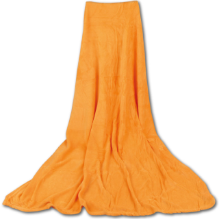 Mikrofaser Decke orange - apricot 70x100 cm