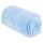 Mikrofaser Decke blau - babyblau 220x240 cm