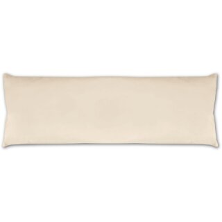 Seitenschläfer Kissenhülle ca. 40x120cm beige - creme