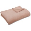 Tierdecke Katzendecke Mikrofaser ca. 60x80 cm beige - hellbraun