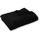 Tierdecke Katzendecke Mikrofaser ca. 90x140 cm schwarz - black