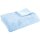 Kuscheldecke Tagesdecke XXXL ca. 290g/m² ( hellblau - babyblau / 220x240cm )