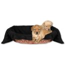 Haustierdecke - Kuscheldecke für Hunde schwarz - jetblack 60x80 cm