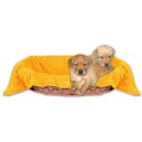 Haustierdecke - Kuscheldecke für Hunde hellorange -...