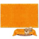 Haustierdecke - Kuscheldecke für Hunde orange - apricot 70x100 cm