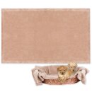 Haustierdecke - Kuscheldecke für Hunde sandbeige - creme 90x140 cm