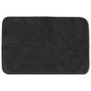 Tierdecke Lammflor schwarz - jet black 60x80 cm