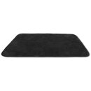 Tierdecke Lammflor schwarz - jet black 60x80 cm