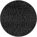 Tierdecke Lammflor schwarz - jet black 60x80 cm