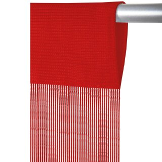 Fadenvorhang Prince 140x250 cm, rot - kirschrot