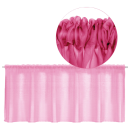 Bistrogardine mit Stangendurchzug Noella 160x45 cm - Pink