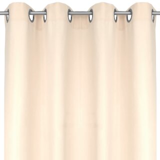 Dekoschal Ellen Ösen ca. 140x225 cm beige - creme