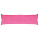 Seitenschläfer Kissenhülle 40x140cm + Füllkissen pink - rosa