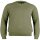 Pullover V Neck Übergrößen oliv - khaki - uni ( 4XL )