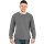 hemmy Herrenpullover Rundhals Grobstrick grau - hellgrau ( XXL )