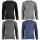 hemmy Herrenpullover Rundhals Grobstrick grau - hellgrau ( XXL )