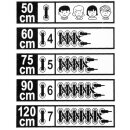 Schnürsenkel Sport "2 Paar" Schnürriemen - Weiß 90cm