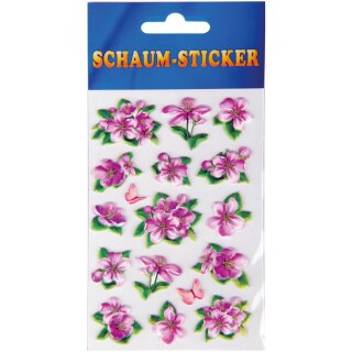 Schaum Sticker Blumen in verschiedenen Design Blumen 5