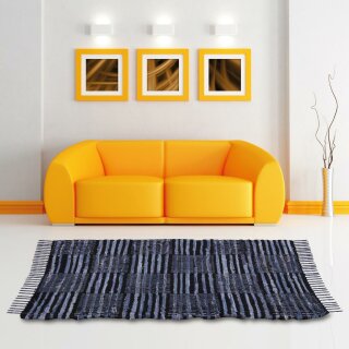 Flickenteppiche Jeans 160x230cm Jeans Check