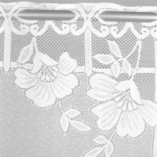 Bistrogardine mit Stangendurchzug M-Bogen 150x120 cm