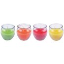 Duftkerzen im Glas "Selection" Fruits 4er-Pack