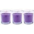 Duftkerzen "Classic" - Kerzen im  3er Pack - Lavendel