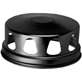 Grabkerze ( Wei ) Grabkerze 170h - Deckel Schwarz - Hunde 2