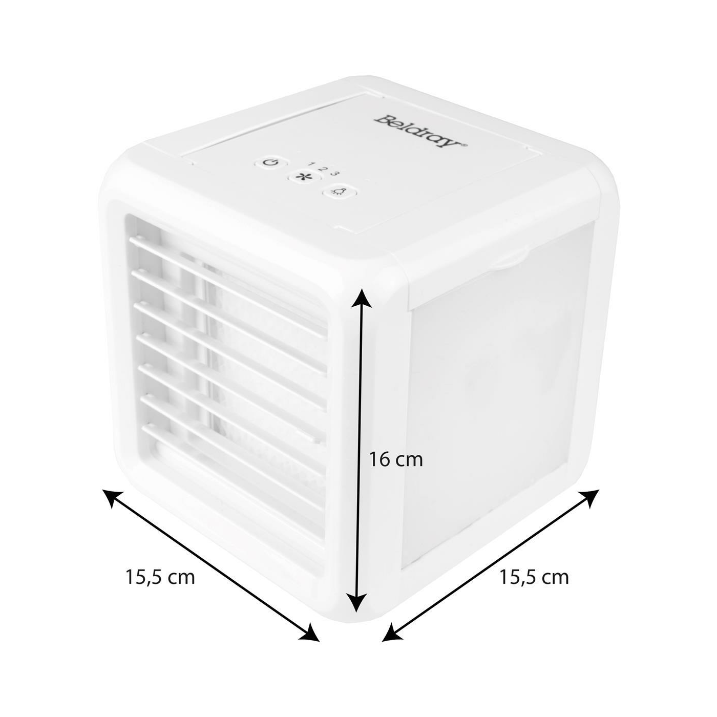 Air Cooler Bestlivings Mini Luftk/ühler USB Ventilator mit Befeuchtung und LED Farbwechsel