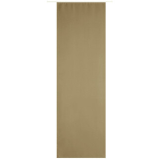 Flächenvorhang Blickdicht Taupe 60x245cm - Taupe dunkel