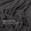 Kuscheldecke "Mirabella" - Cashmere Touch 220x240cm Hellgrau