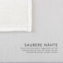 Kuscheldecke "Mirabella" - Cashmere Touch 220x240cm Creme