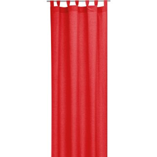 Dekoschal Joy 140 x 245 cm Schlaufen Rot