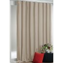 Verdunkelungsgardine Universalband Shadow 135x295 cm Beige