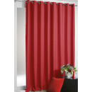 Verdunkelungsgardine Ösen Shadow 135x175 cm Rot