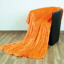 Kuscheldecke "Celina" Orange 60x80cm