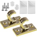 Ersatzträger-Set 2,5 cm (4er Pack) gold - messing