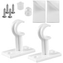 Ersatzträger-Set 3,5 cm (4er Pack) weiß - perlweiß