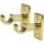 Ersatzträger-Set 3,5 cm (6er Pack) gold - messing